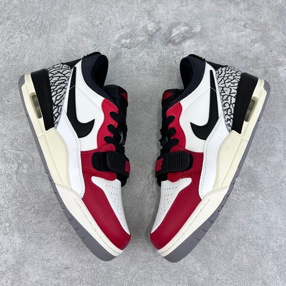 Nike Air Jordan Legacy 312 Low Chicago Mens Size 13 White Red Black CD7069 106 - Picture 3 of 16